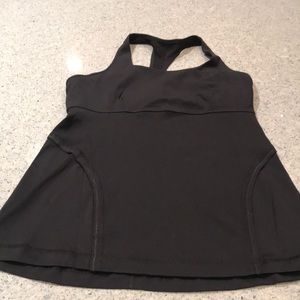 Lulu lemon black tank top